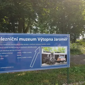 Železniční muzeum Výtopna Jaroměř - okres Náchod