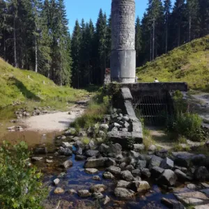 Protržená přehrada - výlet s dětmi Albrechtice v Jizerských horách