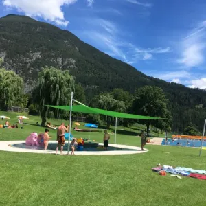 Koupaliště v Imstu - Rakouské Alpy