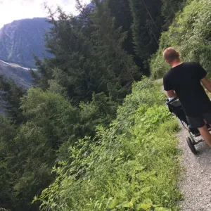 Okružní trasa pro kočárek kolem jezera Piburger See - Rakouské Alpy