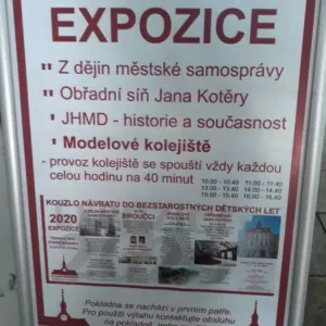 Modelové kolejiště a expozice JHMD - Jindřichův Hradec