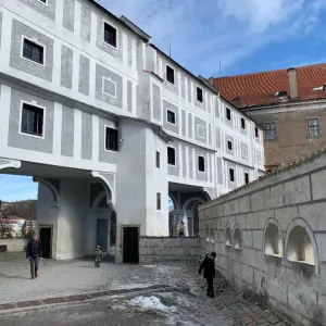 Český Krumlov a malá procházka centrem s dětmi