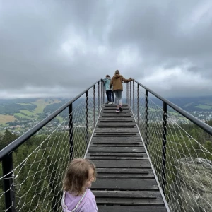 Výlet s dětmi na skalní vyhlídky Stráž - Liška
