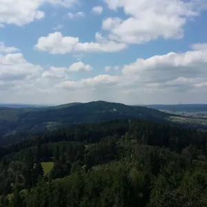 Lesem na rozhlednu Královec - okres Zlín