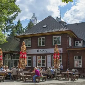 Restaurace Diana a Výšina přátelství - Karlovy vary
