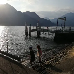 Jezero Lago di Como s dětmi - dovolená severní Itálie