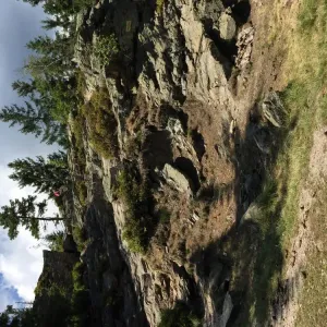Výlet lanovkou na skalní útvar Janova skála - Harrachov Krkonoše